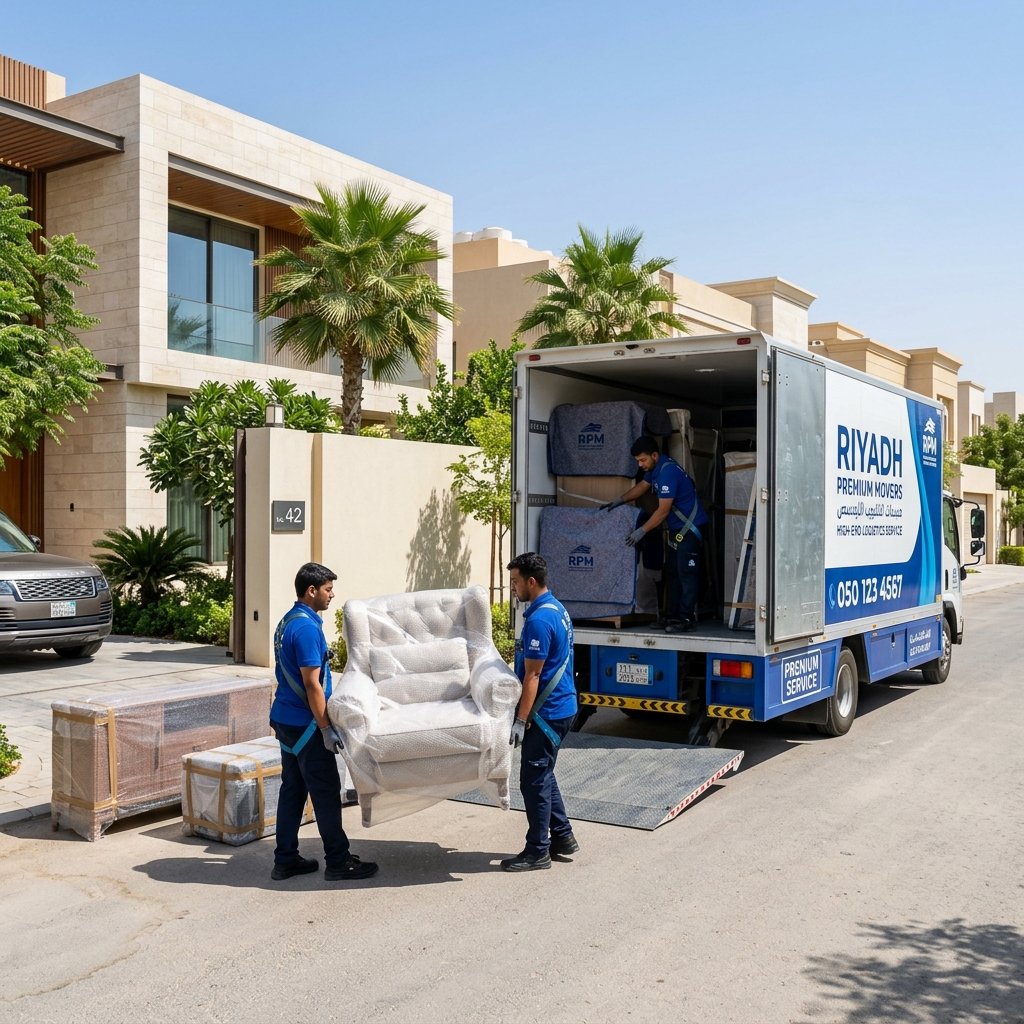 شاحنة نقل أثاث شركة السلطان بالرياض